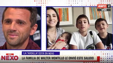 La sorpresa familiar que hizo llorar a Walter Montillo