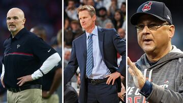 Dan Quinn, Steve Kerr, Terry Francona: unidos en la derrota