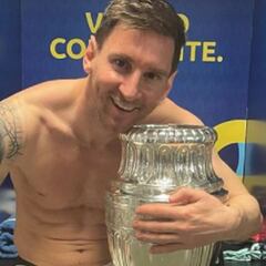 "Somos campeones, la concha de su madre”: el eufórico mensaje de Leo Messi tras el título