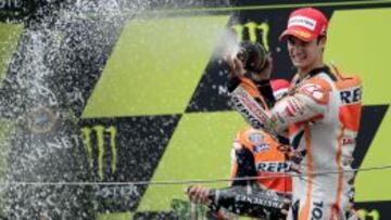 Dani Pedrosa terminó satisfecho con su tercer puesto.