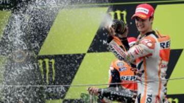 Dani Pedrosa termin&oacute; satisfecho con su tercer puesto.