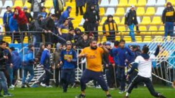 Violencia en los estadios. Incidentes en Sausalito. 