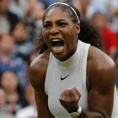 Serena calienta al ritmo del grupo '311' y le pirran los dónuts