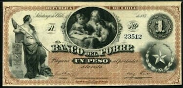 Así es el billete de $1 del Banco del Pobre de Chile y que hoy se puede vender en $360.000 pesos: cuántos hay