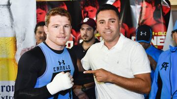 Seg&uacute;n informaci&oacute;n de The Athletic, Sa&uacute;l &#039;Canelo&#039; &Aacute;lvarez demand&oacute; a &Oacute;scar de la Hoya, Golden Boy Promotions y DAZN por incumplimiento de contrato.