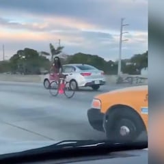 En USA no dan crédito y lo llaman el ciclista suicida: vean el motivo