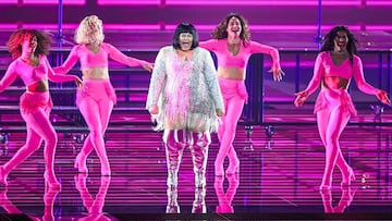 Malta&#039;s Destiny performs during the first dress rehearsal, on the eve of the first semi-final of the 65th edition of the Eurovision Song Contest 2021, in Rotterdam, on May 17, 2021. (Photo by Patrick van Emst / ANP / AFP) / Netherlands OUT