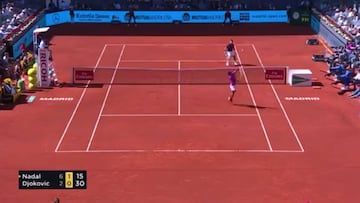 El mejor punto de Rafa Nadal ante Djokovic: ¡Notable!