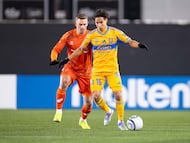 during the round one first leg match between Forge FC and Tigres UANL as part of the CONCACAF Champions Cup 2026, at Hamilton Stadium on February 03, 2026 in Hamilton, Ontario, Canada.