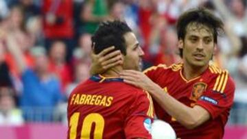 Silva contó más para Luis Aragonés que para Del Bosque