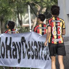 Jugadores de Leones Negros salen a protestar contra eliminación del ascenso