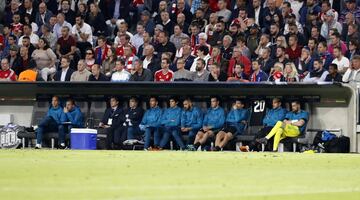 Real Madrid bench.