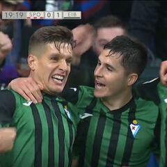 Resumen y gol del Sporting vs. Eibar