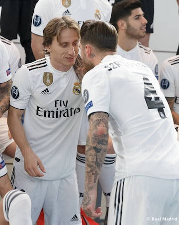 Modric y Sergio Ramos 