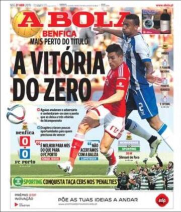 Portadas de la prensa deportiva