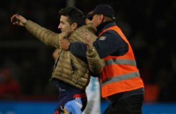 Messi asumió con tranquilidad la actitud del hincha.