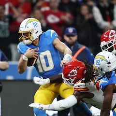 Herbert y Chargers electrocutan a Mahomes y Chiefs en Brasil