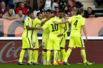 Barcelona logró un sufrido triunfo en su visita a casa de Almería.