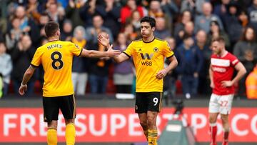 El delantero mexicano del Wolverhampton se mostró contento tras acceder a la siguiente ronda de la FA Cup.