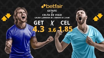 Getafe CF vs. RC Celta de Vigo: horario, dónde ver, pronósticos y clasificación