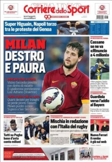 Portadas de la prensa deportiva