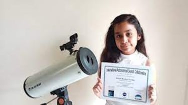 Mexicana descubre asteroide y es reconocida por la NASA