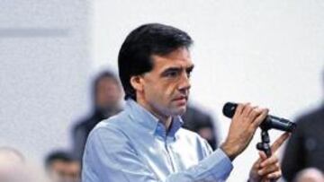 <b>CANDIDATO. </b>Badiola fue ovacionado en la junta del viernes.