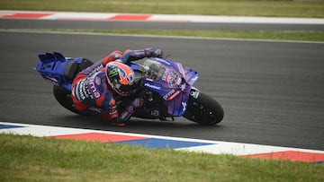 Jack Miller con la Yamaha del Pramac durante el GP de Argentina de MotoGP.