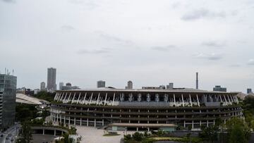 Imagen del exterior del Estadio Ol&iacute;mpico de Tokio que albergar&aacute; los Juegos Ol&iacute;mpicos de Tokio 2020.