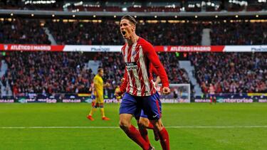 Torres celebra su gol ante Las Palmas.