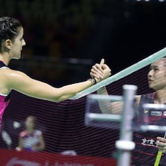 Carolina Marín abandona en el torneo de Fuzhou