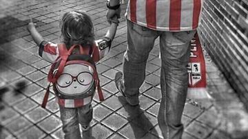 "Papá, nunca dejes de soñar": el emotivo lunes de los atléticos