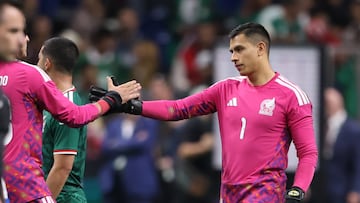Luis Malagon of Mexico during 2025 International Friendly match between Mexico (Mexican National team) and Paraguay at Alamodome Stadium, on November 18, 2025 in San Antonio Texas, United States.
