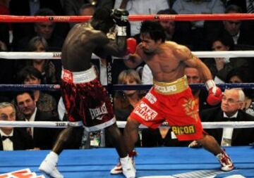 Despu¨¦s de Hatton, Pacquiao venci¨® a Clottey en el llamado "The Event". Un combate fant¨¢stico liderado por los ataques del filipino y la astuta defensa del de Ghana.