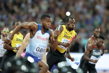 Lesión de Usain Bolt en el 4X100.