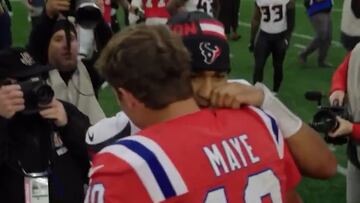Star showdown: C.J. Stroud gives major props to Patriots rookie Drake Maye in postgame tribute
