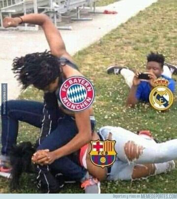 Los mejores memes de la derrota del Barcelona en Champions