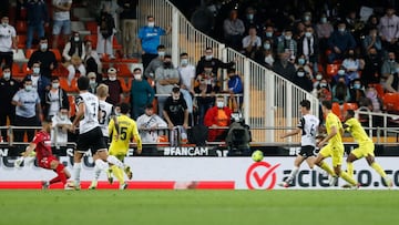 Acci&oacute;n del gol de Hugo Guillam&oacute;n.