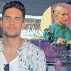 Marc Bartra sale de una discoteca de la mano de una famosa influencer