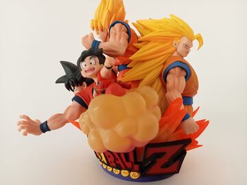 La evoluci車n de Goku de Dragon Ball por Banpresto