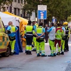 Se derrumba un edificio de seis pisos en el barrio de Ópera (Madrid): cuatro muertos y tres heridos