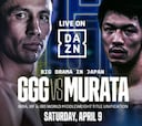 Gennady Golovkin - Ryota Murata: horario, TV y dónde ver Mundiales WBA e IBF del medio