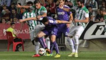 Instante del partido en El Arcángel.