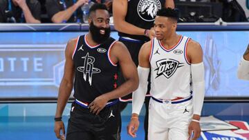 James Harden y Russell Westbrook 