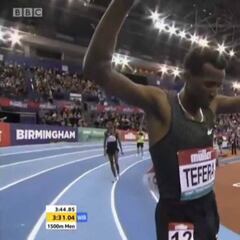 Tefera bate el récord de 1.500 bajo techo de El Guerrouj