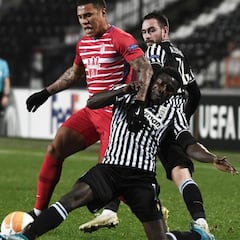 Grave lesión de Wagué, cedido del Barça en el PAOK