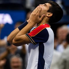 US Open: Alcaraz incredulous after beating Tsitsipas, who tips teen to challenge for slams