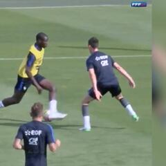 ¡Alucinaron Griezmann, Mbappé y Pogba! Súper regate galáctico