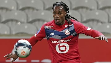 LILLE, FRANCE - MAY 16: Renato Sanches of Lille OSC in action during the Ligue 1 match between Lille OSC and AS Saint-Etienne at Stade Pierre Mauroy on May 16, 2021 in Lille, France. (Photo by Sylvain Lefevre/Getty Images)
 PUBLICADA 18/07/21 NA MA10 4COL