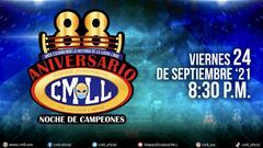 CMLL celebrará el 88 Aniversario y Homenaje a Dos Leyendas en una semana